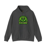 BEAST MODE GREEN MONSTER HOODIE — UNISEX NEON GYM WORKOUT PULLOVER SWEATSHIRT