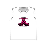 RACCOON GRIND MEN’S MUSCLE TANK TOP — NEON PINK GYM WORKOUT SLEEVELESS SHIRT