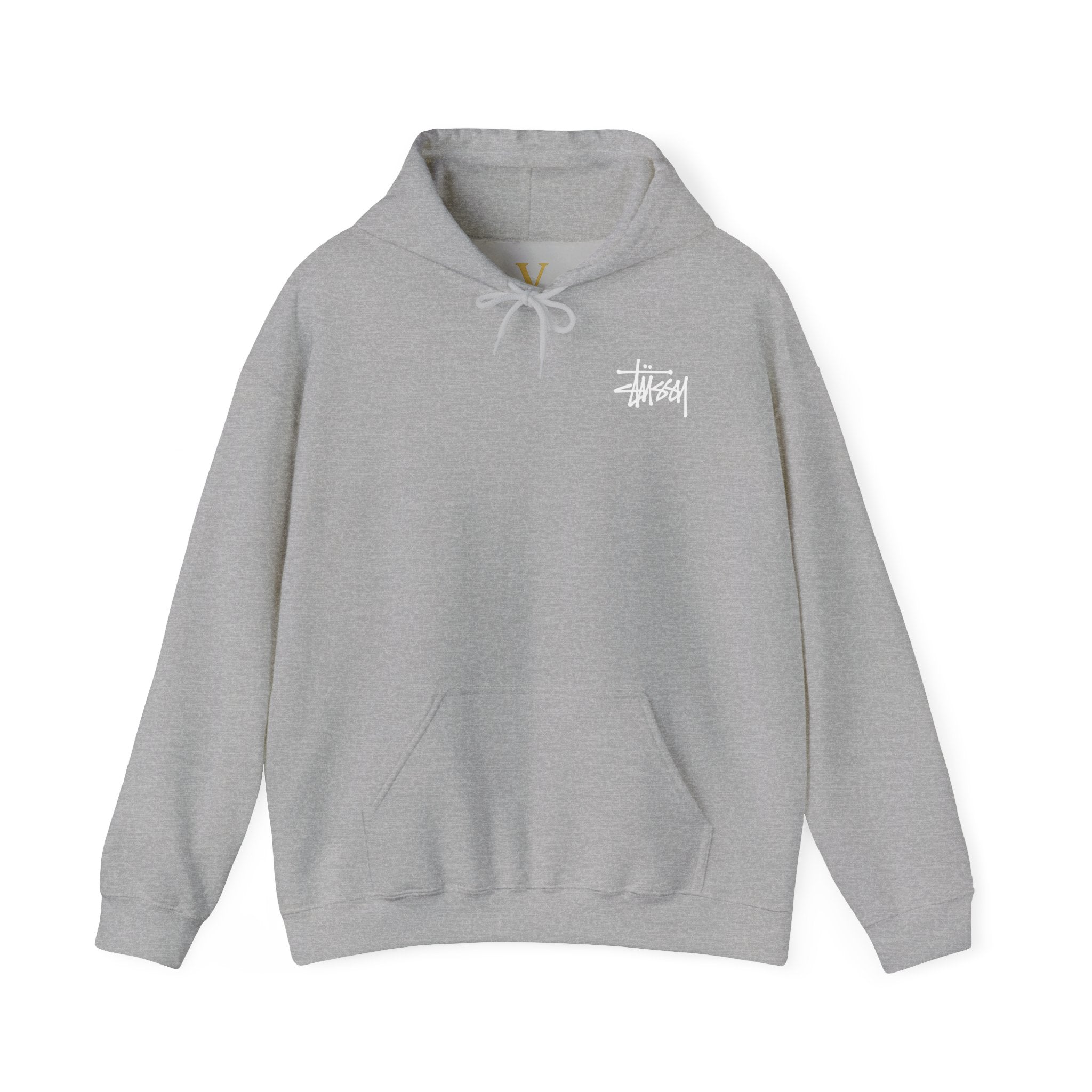 Stüssy Script Logo Hoodie — Black Streetwear Pullover