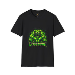 BEAST MODE GREEN MONSTER T-SHIRT — UNISEX NEON GYM MOTIVATION WORKOUT TEE