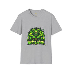 BEAST MODE GREEN MONSTER T-SHIRT — UNISEX NEON GYM MOTIVATION WORKOUT TEE