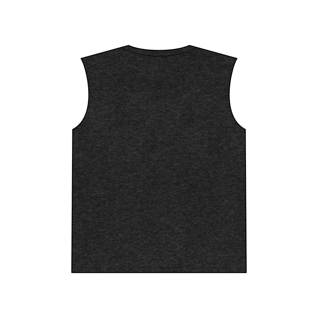RACCOON GRIND MEN’S MUSCLE TANK TOP — NEON PINK GYM WORKOUT SLEEVELESS SHIRT