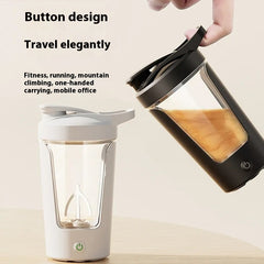 "BlendGo Pro — Electric Protein Shaker Bottle | USB Rechargeable"