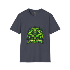 BEAST MODE GREEN MONSTER T-SHIRT — UNISEX NEON GYM MOTIVATION WORKOUT TEE