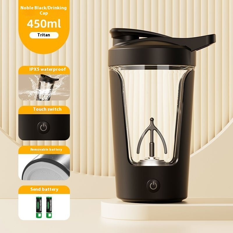 "BlendGo Pro — Electric Protein Shaker Bottle | USB Rechargeable"