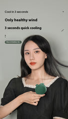 "CoolBreeze Mini Neck Fan — Portable USB Wearable Fan for Gym & Outdoor"