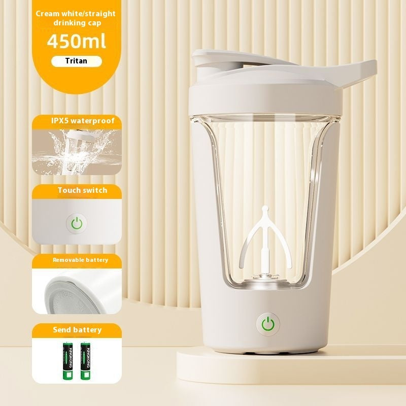 "BlendGo Pro — Electric Protein Shaker Bottle | USB Rechargeable"